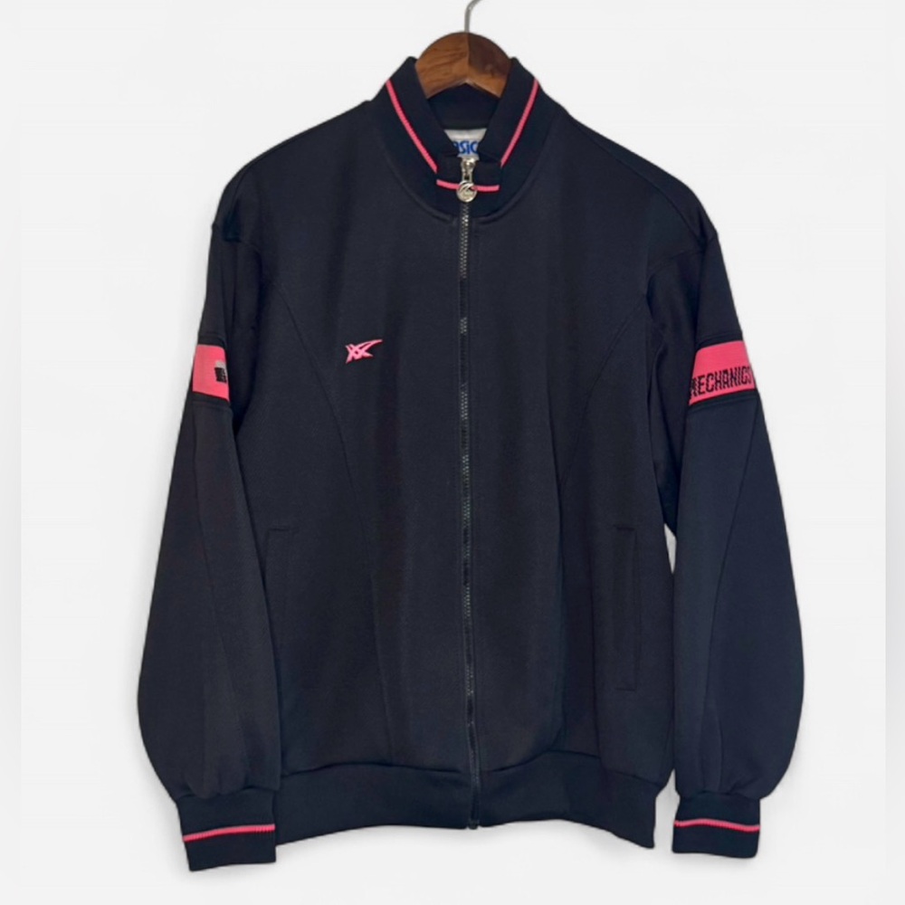 ASICS Retro Sports Jacket Vintage Bio-mechanics 90s Size Large Like New!!